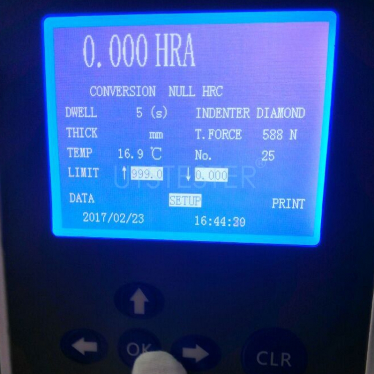 Verificador automático da dureza de Digitas Rockwell UTS-HRS-150
