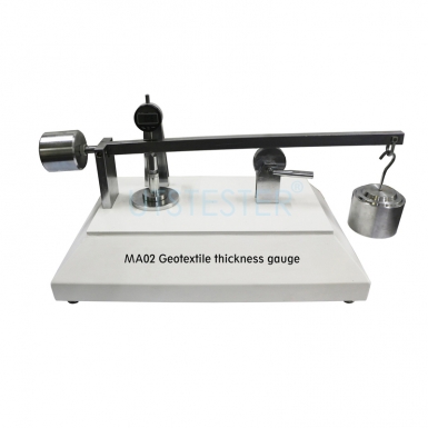 Geotextile thickness tester