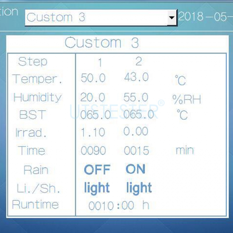 Probador de resistência à luz (refrigerado a ar, alta temperatura) D002B